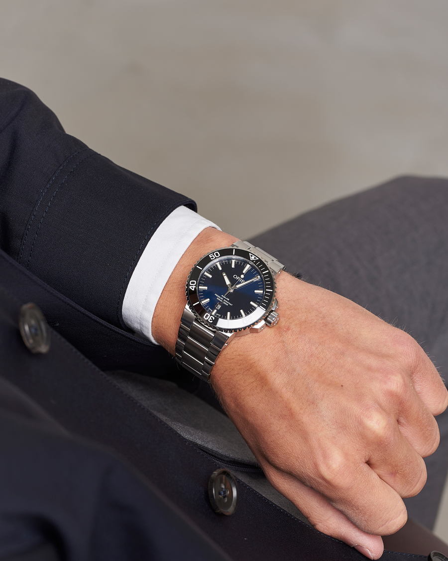Herr | Oris Aquis Date 43,5mm Blue | Oris | Aquis Date 43,5mm Blue
