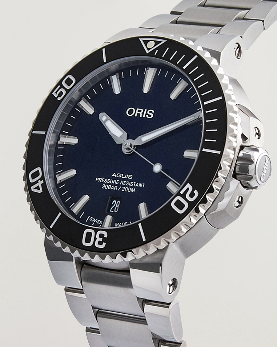 Herr | Oris Aquis Date 43,5mm Blue | Oris | Aquis Date 43,5mm Blue