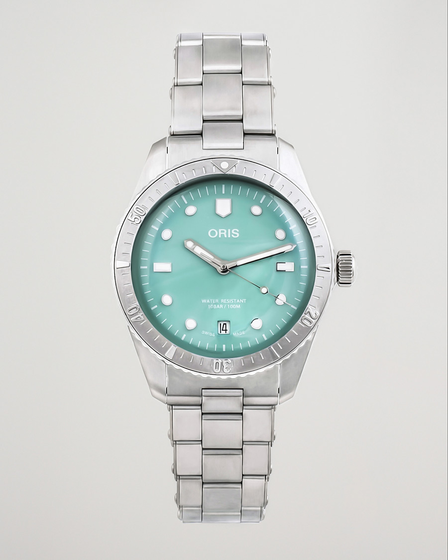Herr | Oris Divers Sixty-Five 38,5mm Cotton Candy Light Green | Oris | Divers Sixty-Five 38,5mm Cotton Candy Light Green