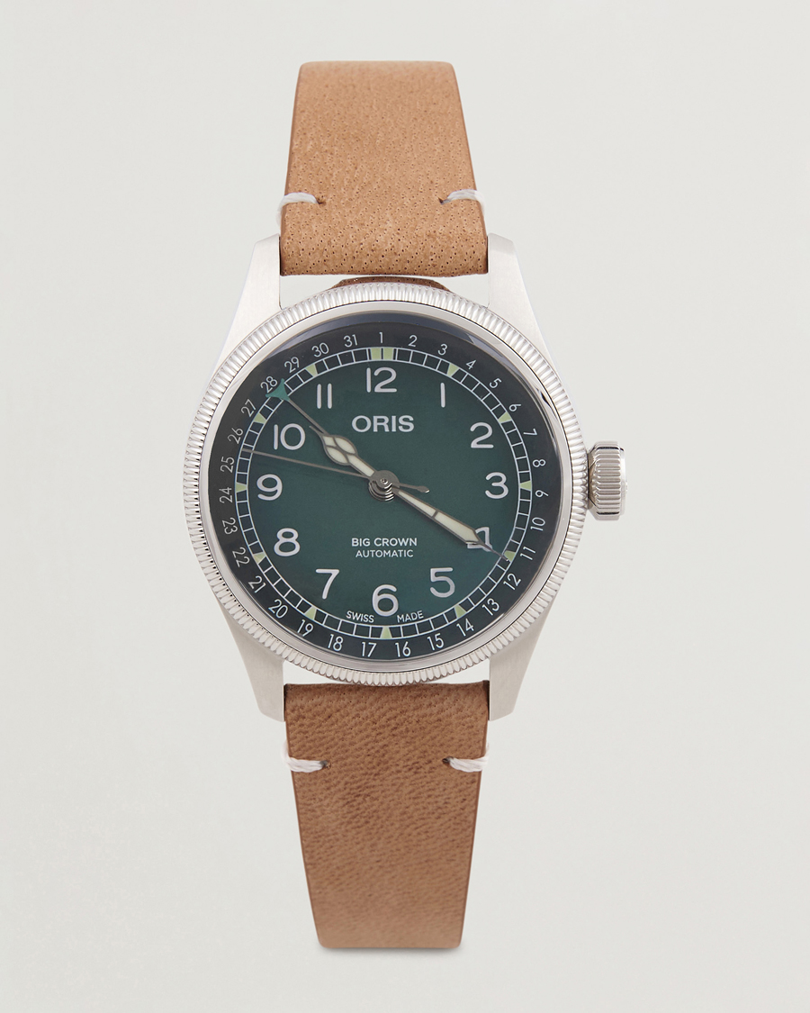 Herr | Oris Big Crown Pointer Date 38mm Green | Oris | Big Crown Pointer Date 38mm Green