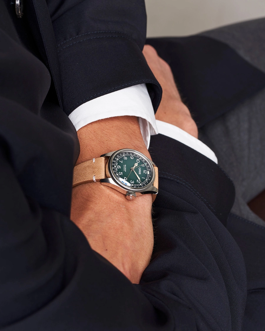 Herr | Oris Big Crown Pointer Date 38mm Green | Oris | Big Crown Pointer Date 38mm Green