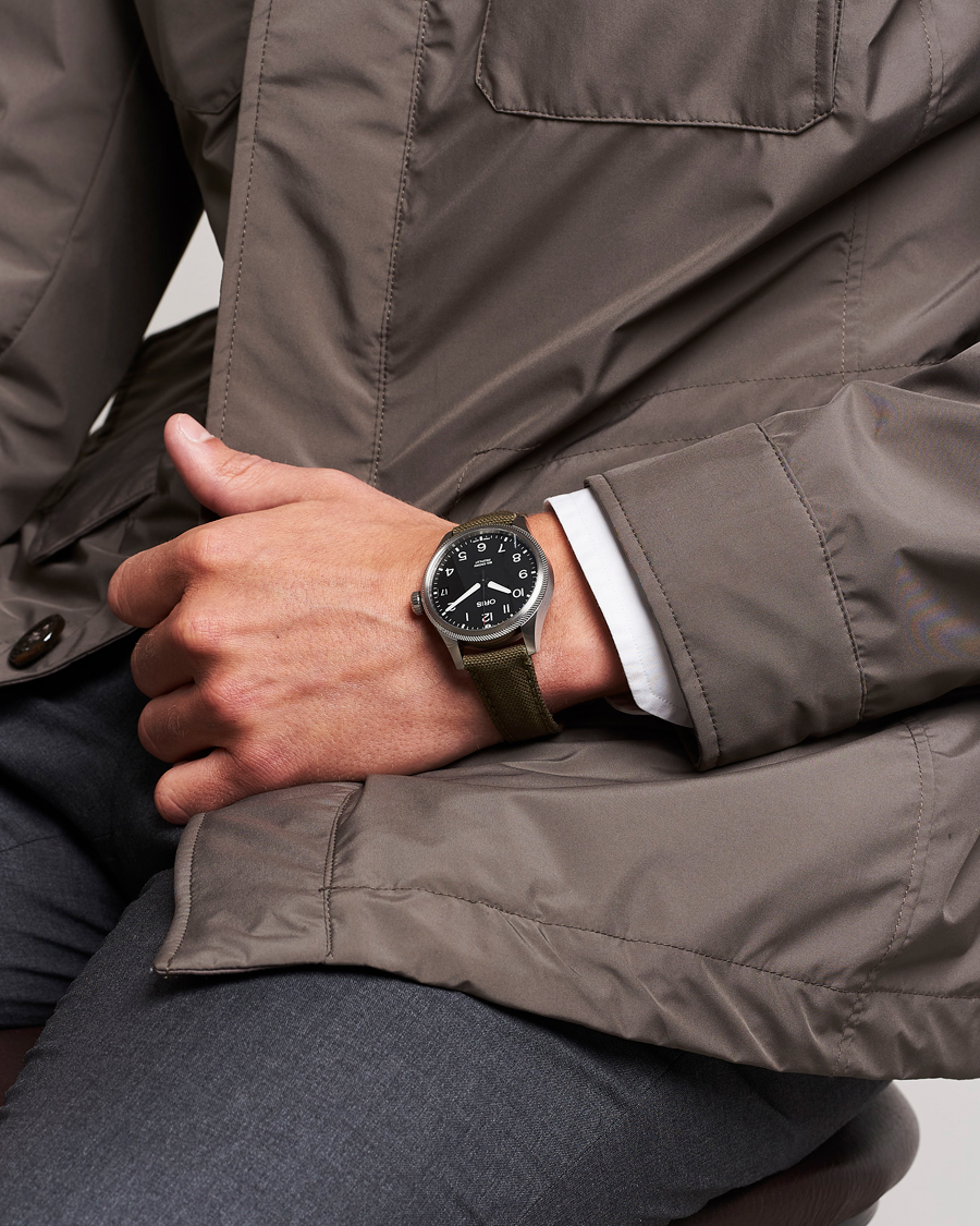 Herr | Oris Big Crown Propilot Date 41mm Leather Bracelet Black | Oris | Big Crown Propilot Date 41mm Leather Bracelet Black