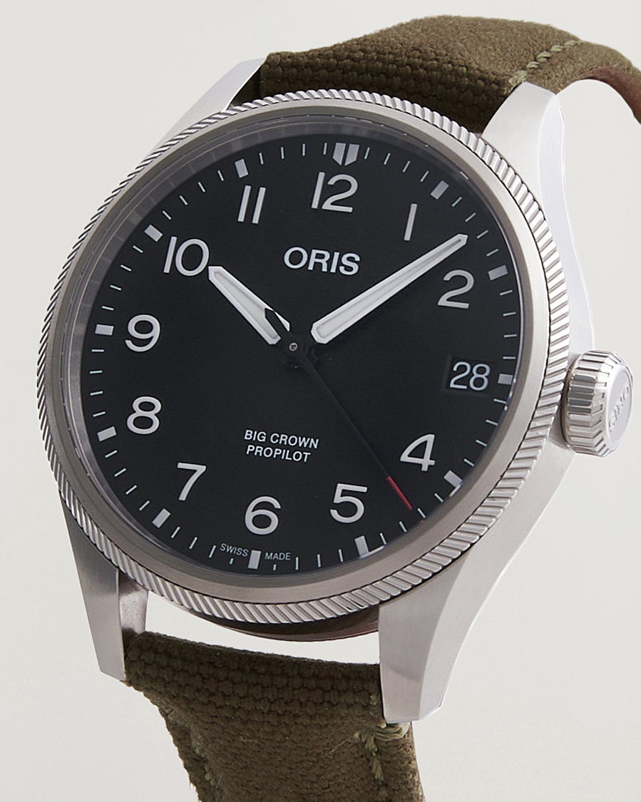 Herr | Oris Big Crown Propilot Date 41mm Leather Bracelet Black | Oris | Big Crown Propilot Date 41mm Leather Bracelet Black