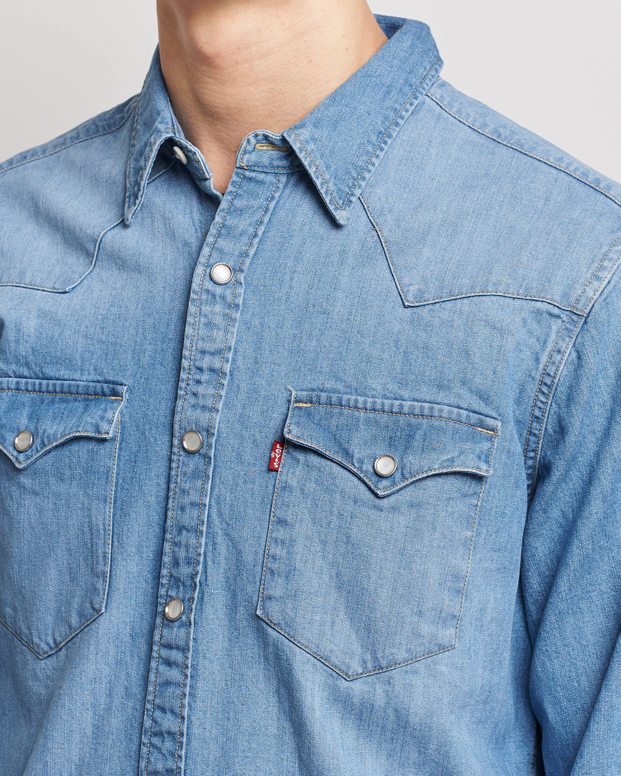 Herr | Skjortor | Levi's | Barstow Western Standard Shirt Light Blue