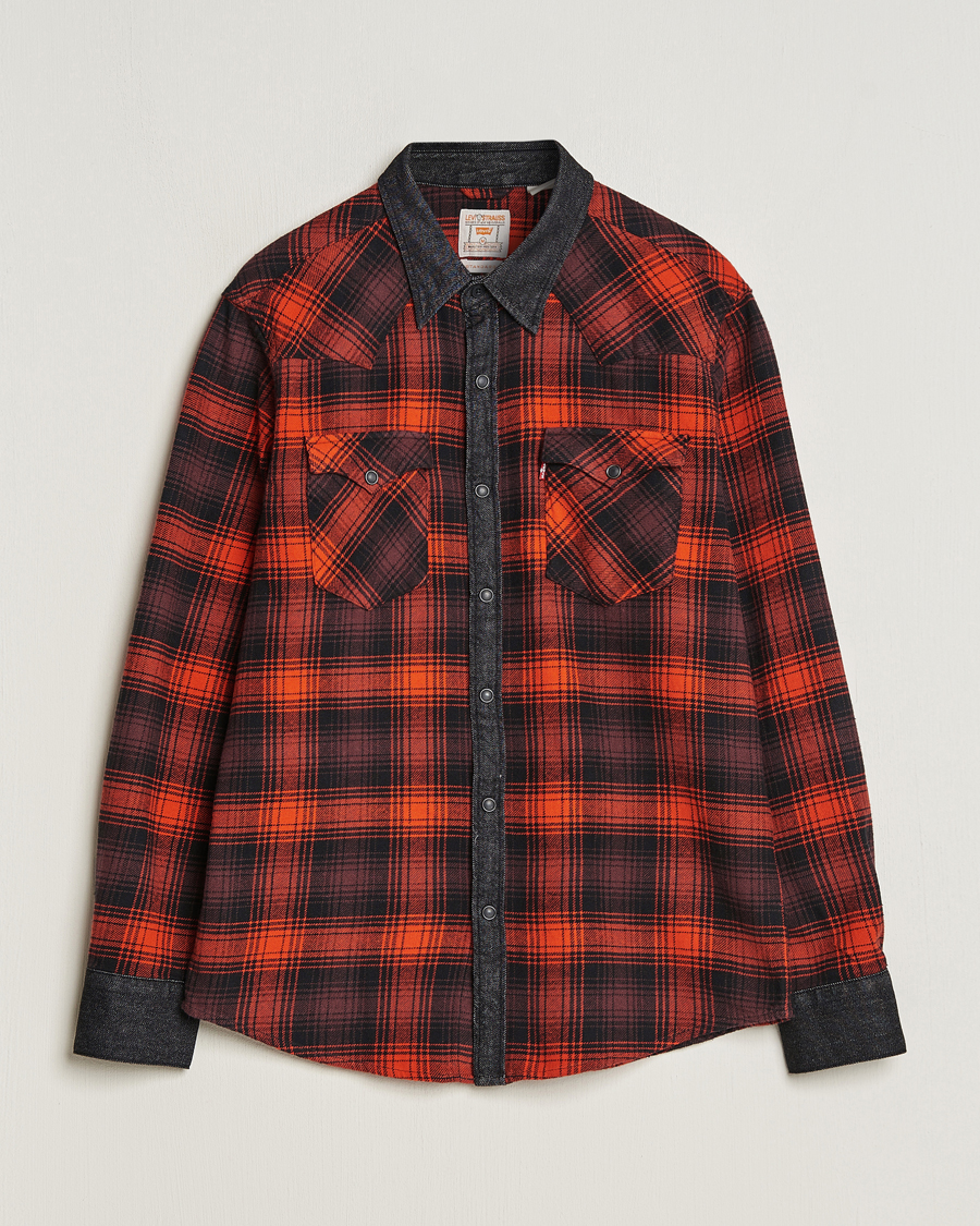 Herr | Skjortor | Levi's | Barstow Western Standard Shirt Red/Black