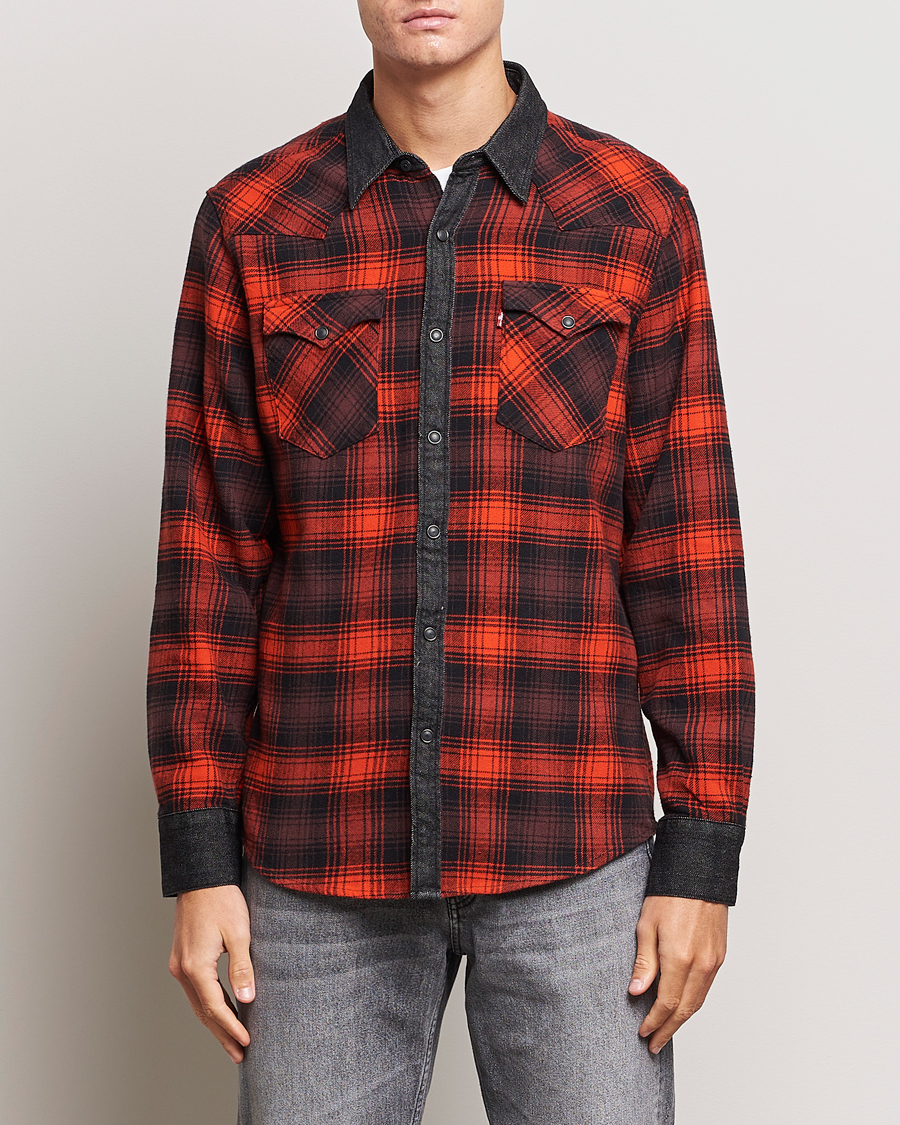 Herr | American Heritage | Levi's | Barstow Western Standard Shirt Red/Black