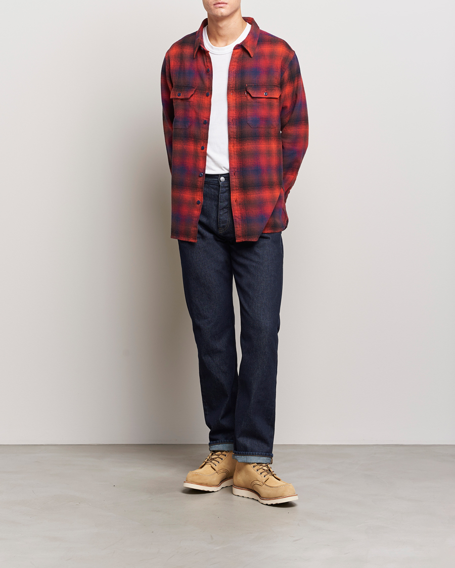 Herr | Skjortor | Levi's | Jackson Worker Shirt Red/Black