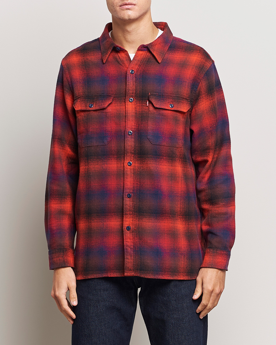 Herr | Skjortjackor | Levi's | Jackson Worker Shirt Red/Black