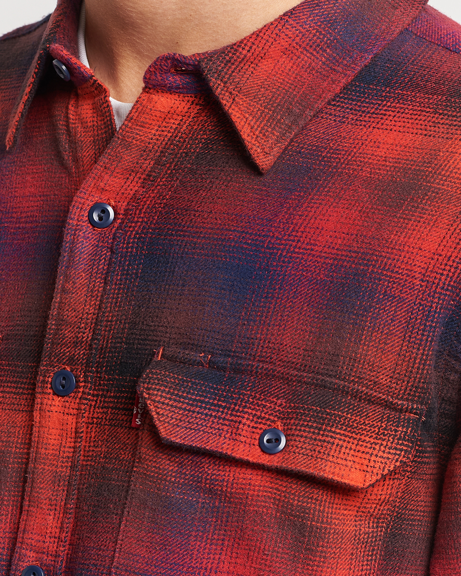 Herr | Skjortor | Levi's | Jackson Worker Shirt Red/Black
