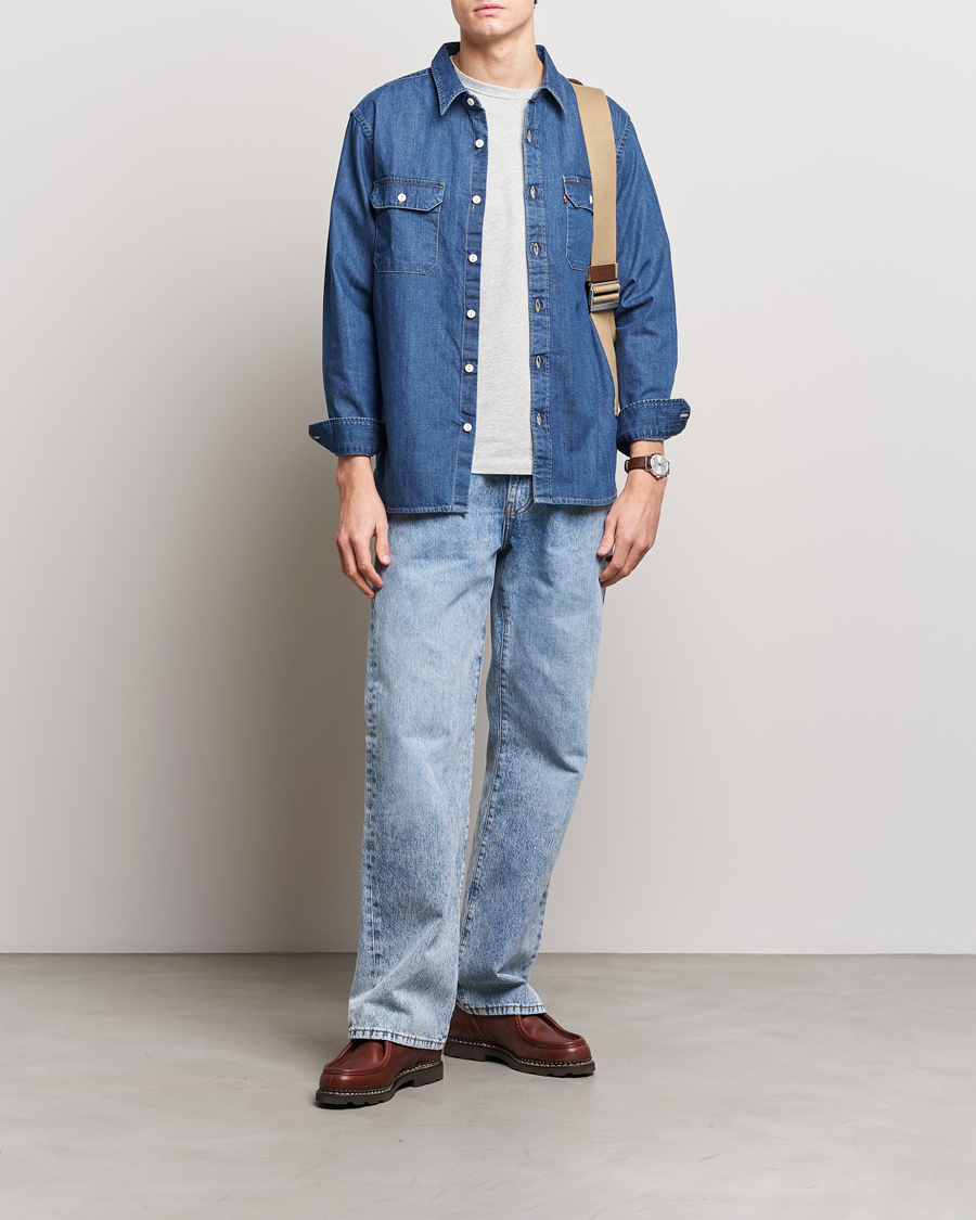 Herr | Skjortor | Levi's | Jackson Worker Shirt Sterling Dark Wash