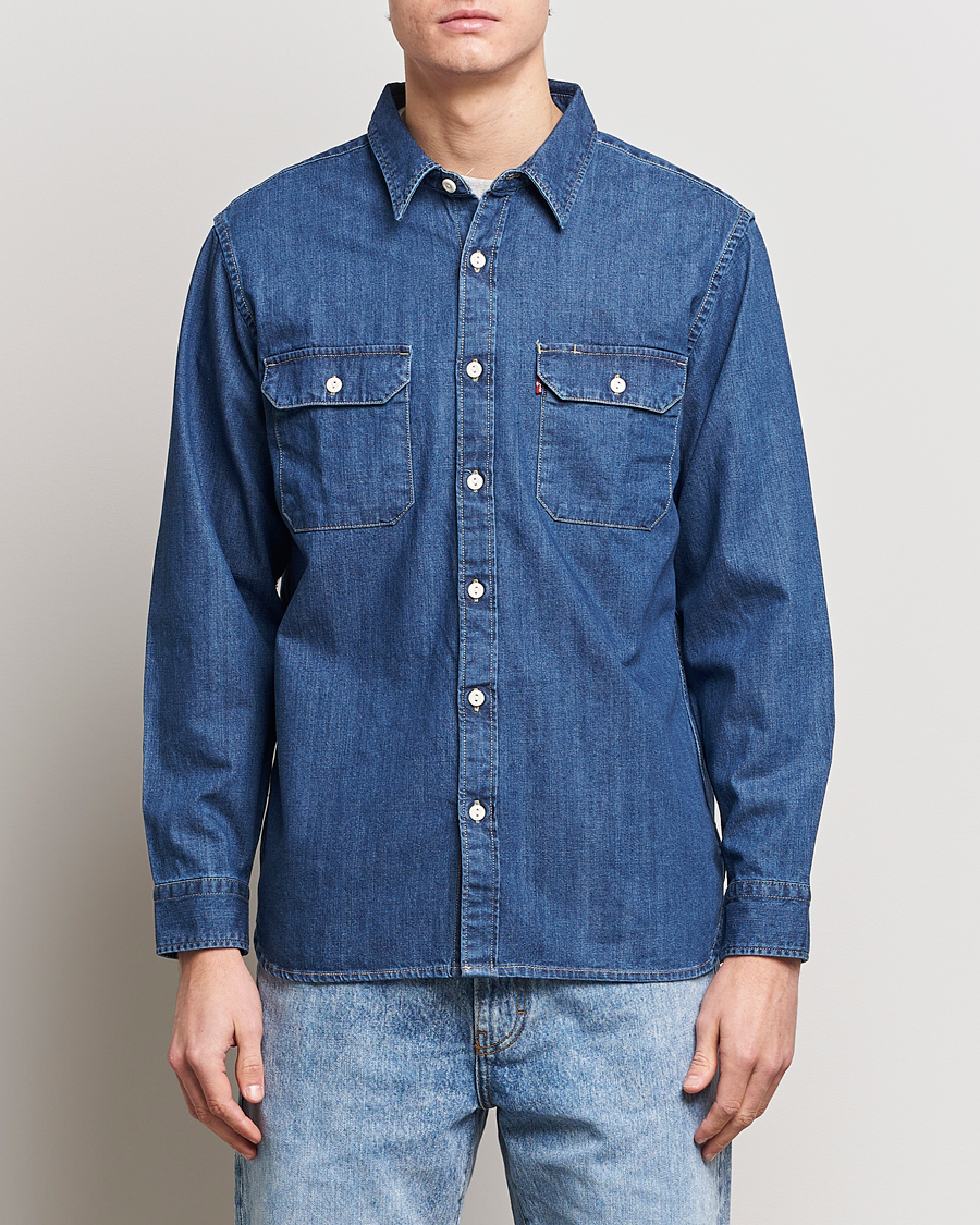 Herr |  | Levi's | Jackson Worker Shirt Sterling Dark Wash
