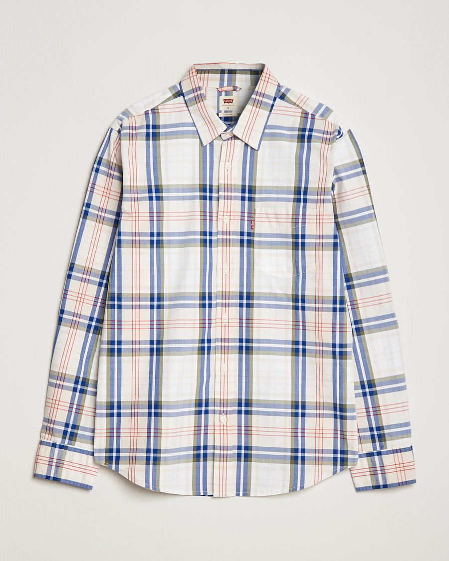 Herr | Skjortor | Levi's | Sunset Pocket Shirt White/Beige