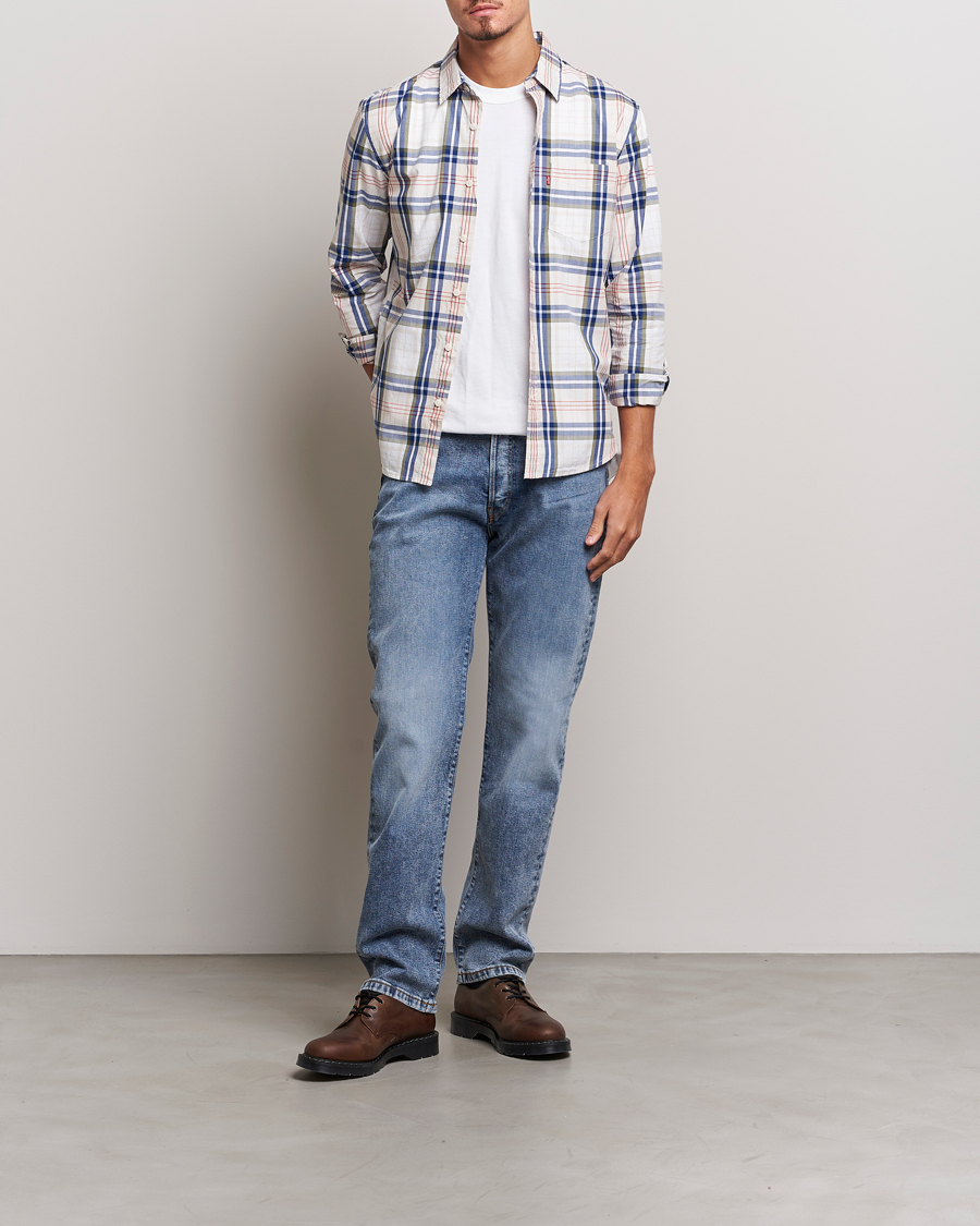 Herr | Skjortor | Levi's | Sunset Pocket Shirt White/Beige