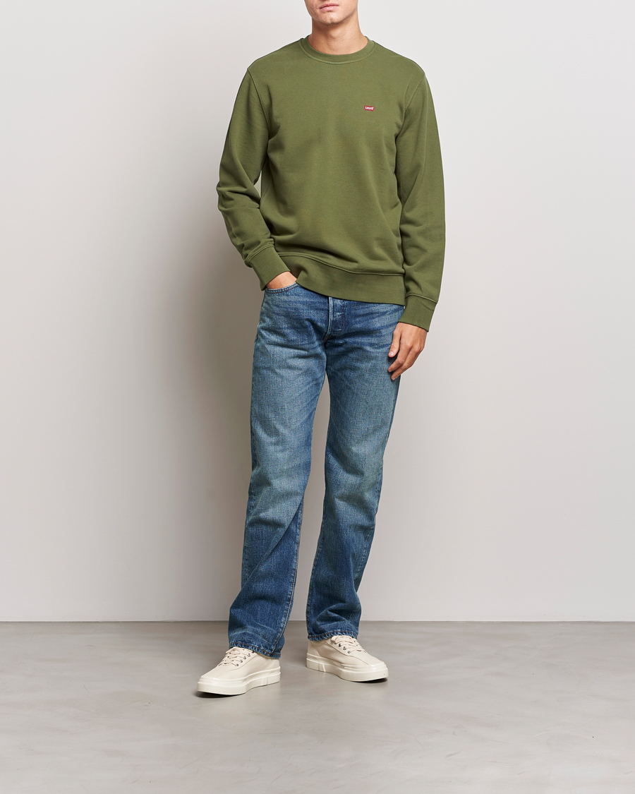 Herr | Tröjor | Levi's | Original Crew Neck Sweatshirt Sea Moss