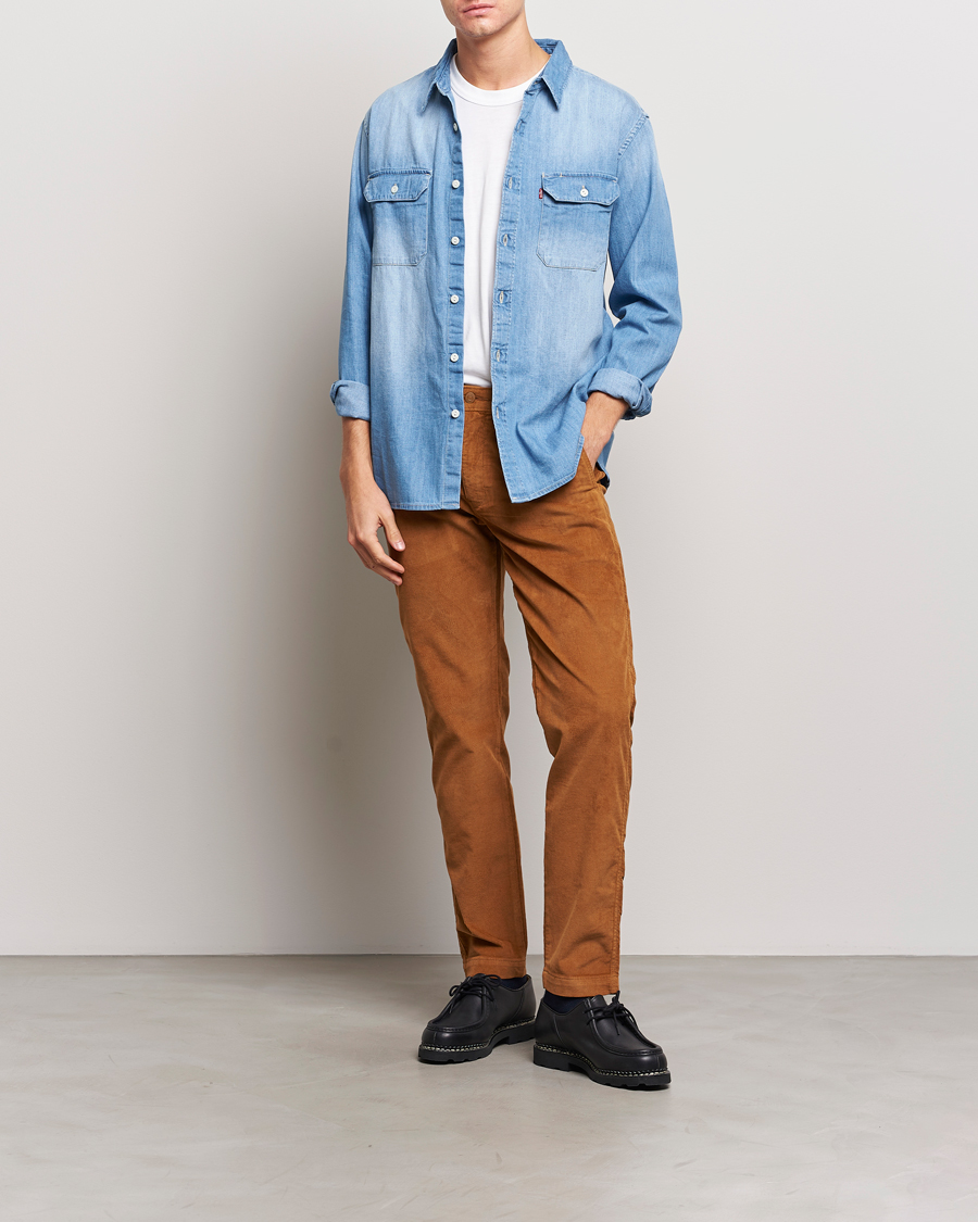 Herr | Byxor | Levi's | Garment Dyed Stretch Corduroy Chino Monks Robe