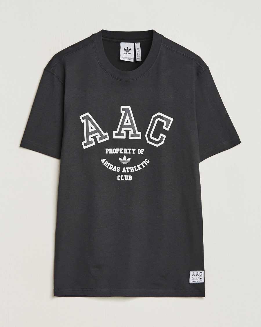 Herr | T-Shirts | adidas Originals | Hack Logo Crew Neck T-Shirt Black
