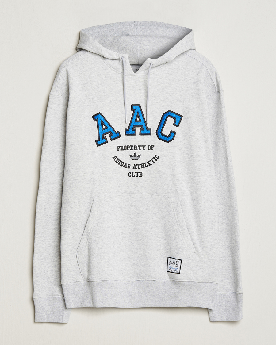 Herr | Tröjor | adidas Originals | Hack Logo Hoodie Light Grey