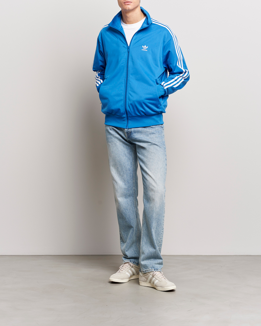 Herr | Tröjor | adidas Originals | Firebird Full Zip Blue