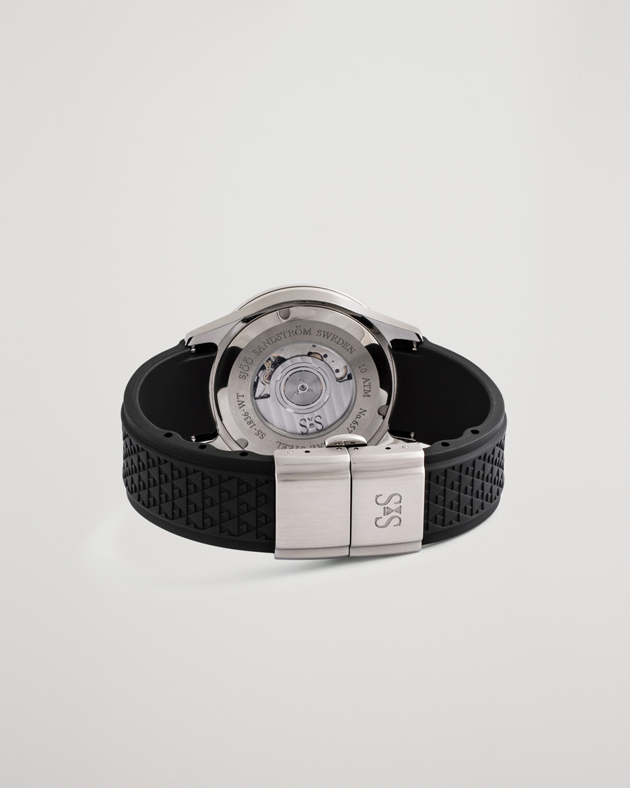 Herr | Sjöö Sandström Pre-Owned Royal Steel Worldtimer 36mm SS-1836-WT | Sjöö Sandström Pre-Owned | Royal Steel Worldtimer 36mm SS-1836-WT