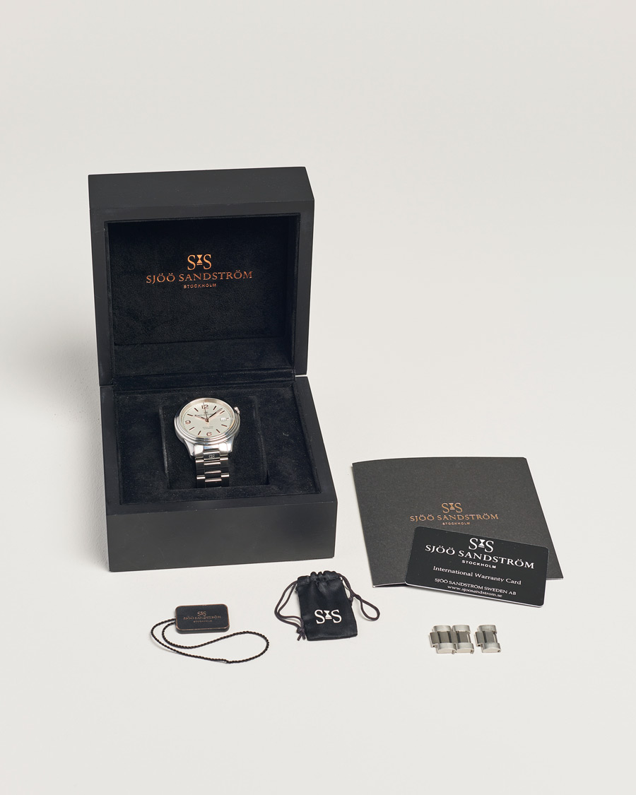 Herr | Sjöö Sandström Pre-Owned Royal Steel Classic 41mm | Sjöö Sandström Pre-Owned | Royal Steel Classic 41mm