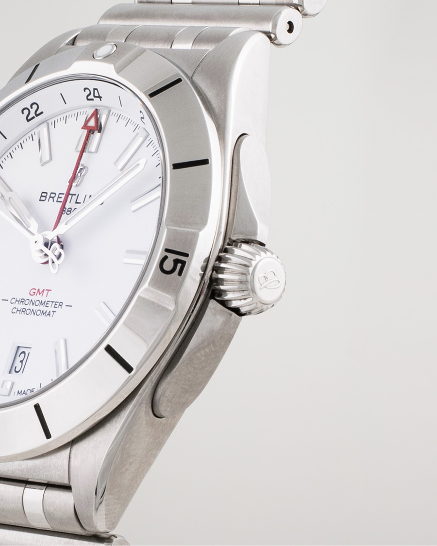 Herr | Tidigare sålda | Breitling Pre-Owned | Chronomat GMT 40 A32398 Steel White