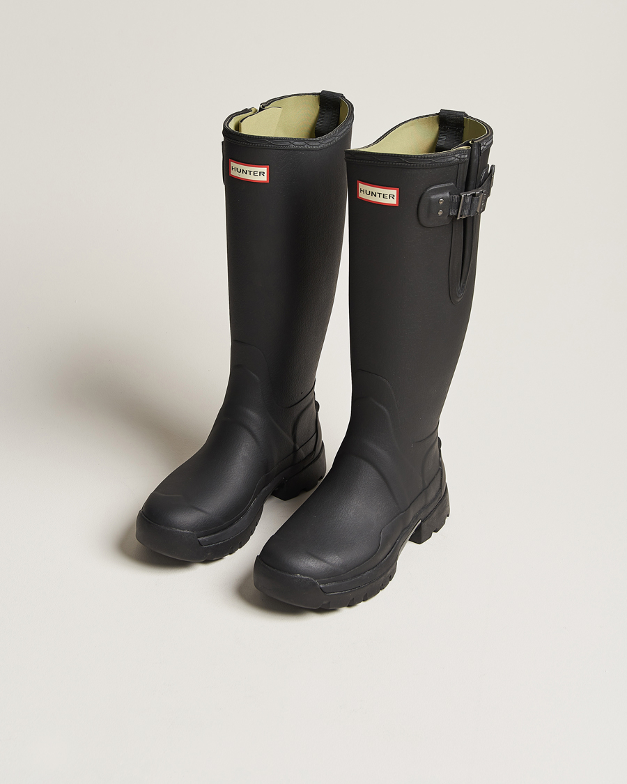 Herr | Galoscher & Gummistövlar | Hunter Boots | Hunter Balmoral Side Adjustable Neo Boot Black