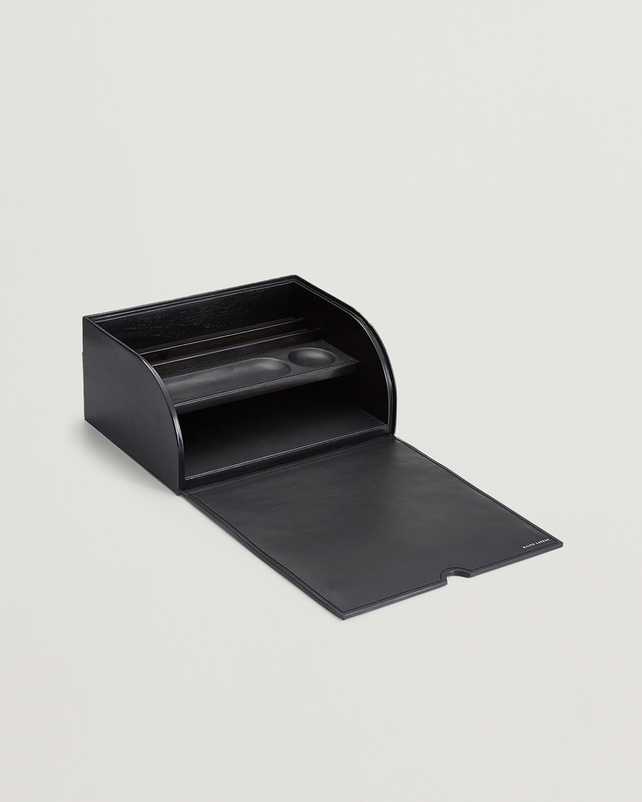 Herr | Till hemmet | Ralph Lauren Home | Brennan Leather Writers Box Saddle Black
