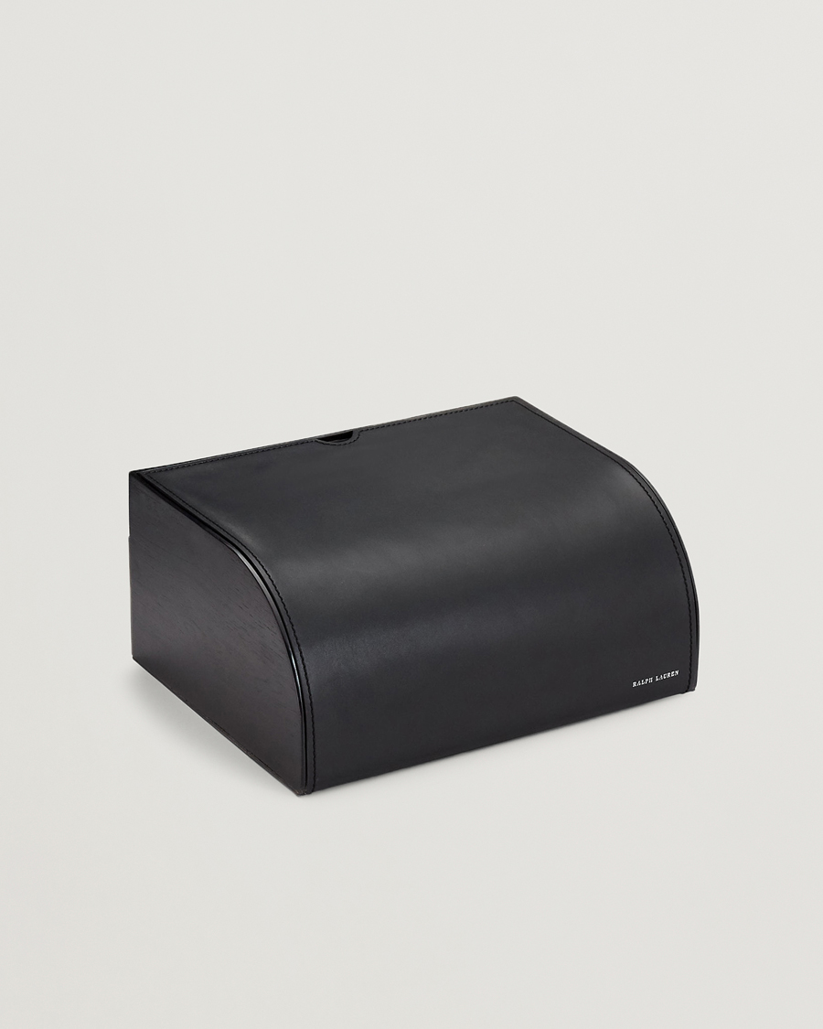 Herre |  | Ralph Lauren Home | Brennan Leather Writers Box Saddle Black