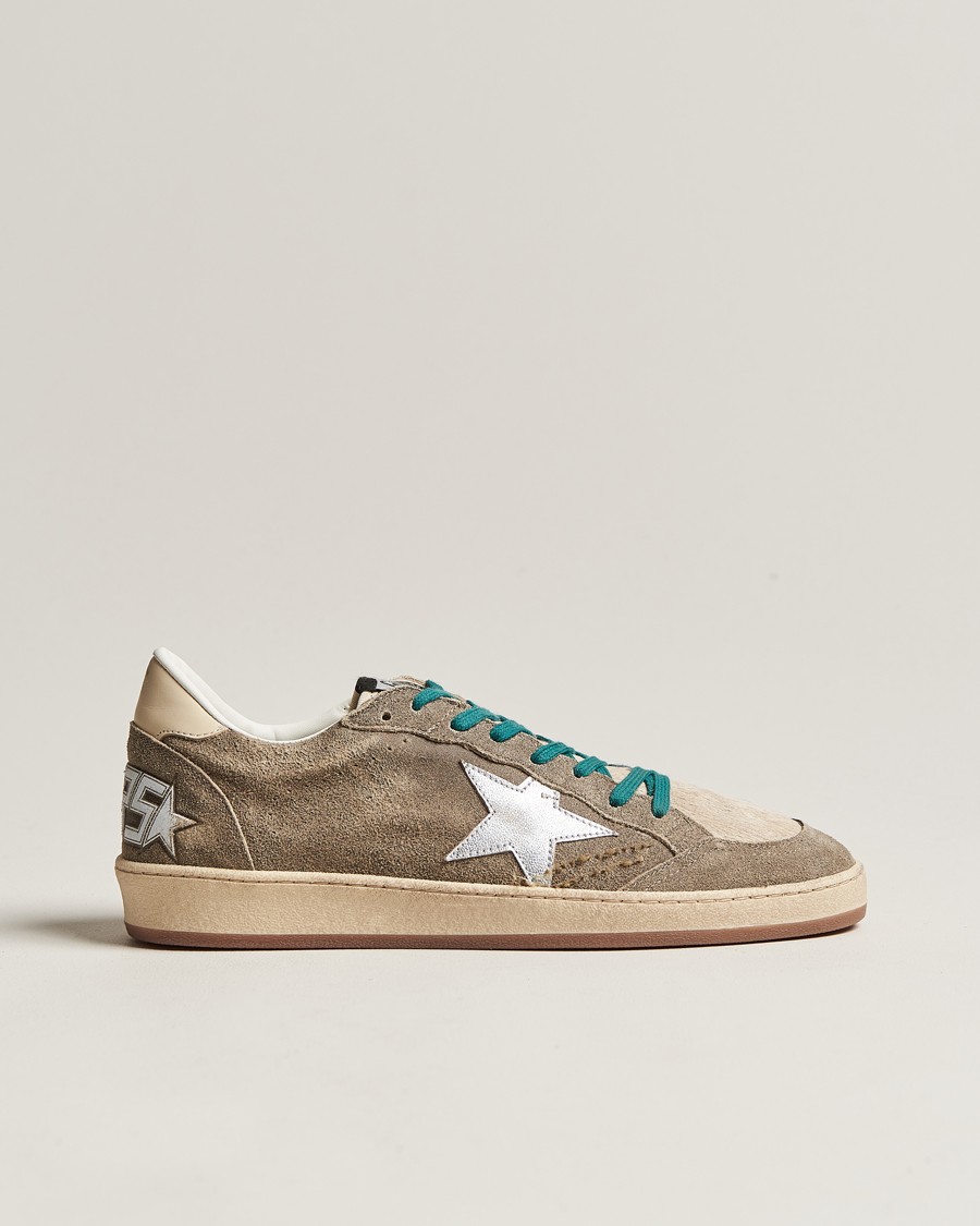 Herr | Golden Goose Deluxe Brand Ball Star Sneakers Brown/Buttercream | Golden Goose | Deluxe Brand Ball Star Sneakers Brown/Buttercream