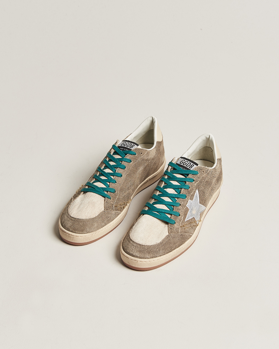 Herr | Golden Goose Deluxe Brand Ball Star Sneakers Brown/Buttercream | Golden Goose | Deluxe Brand Ball Star Sneakers Brown/Buttercream