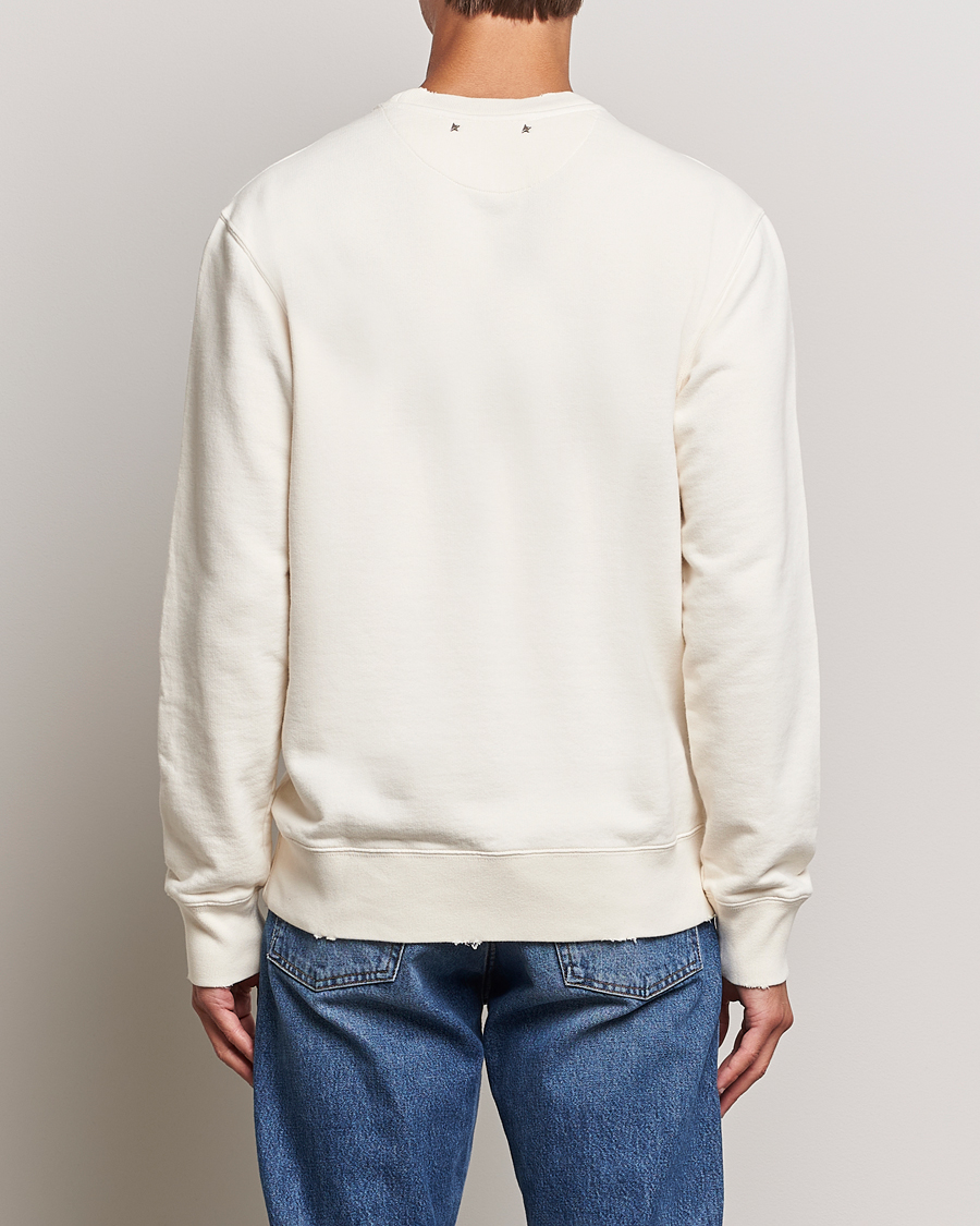 Herr | Tröjor | Golden Goose | Deluxe Brand Running Club Sweatshirt Heritage White