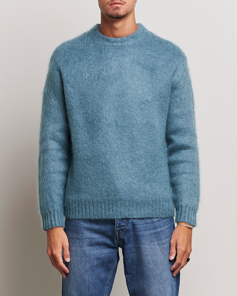 Herr | Tröjor | Golden Goose | Deluxe Brand Light Mohair Sweater Spring Lake