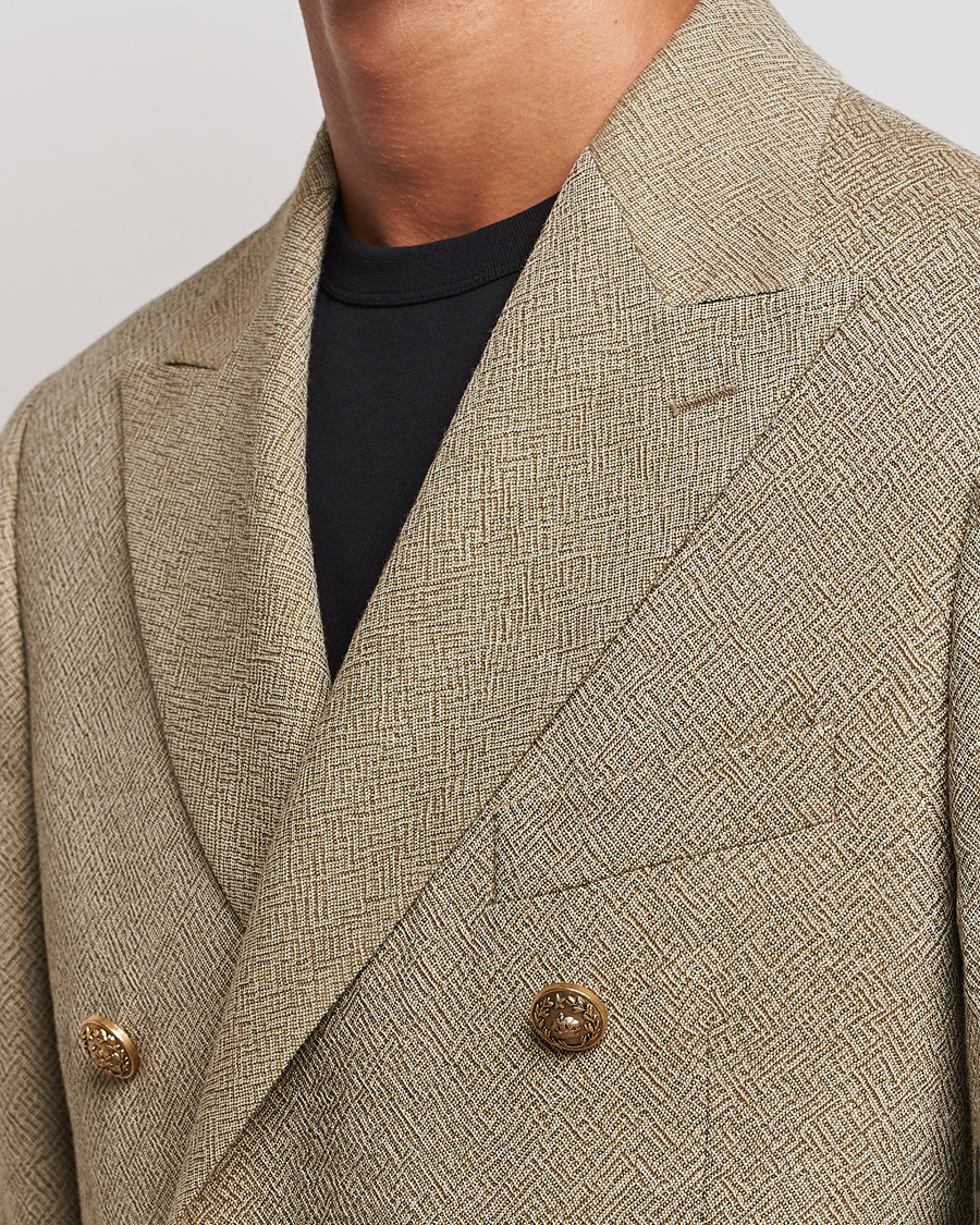 Herr | Kavajer | Golden Goose | Deluxe Brand Double Breasted Blazer Beige