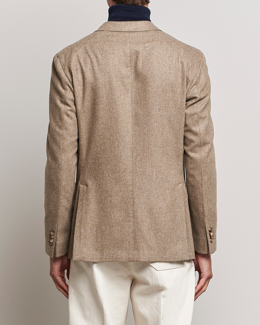 Herr | Kavajer | Boglioli | K Jacket Washed Flannel Blazer Beige