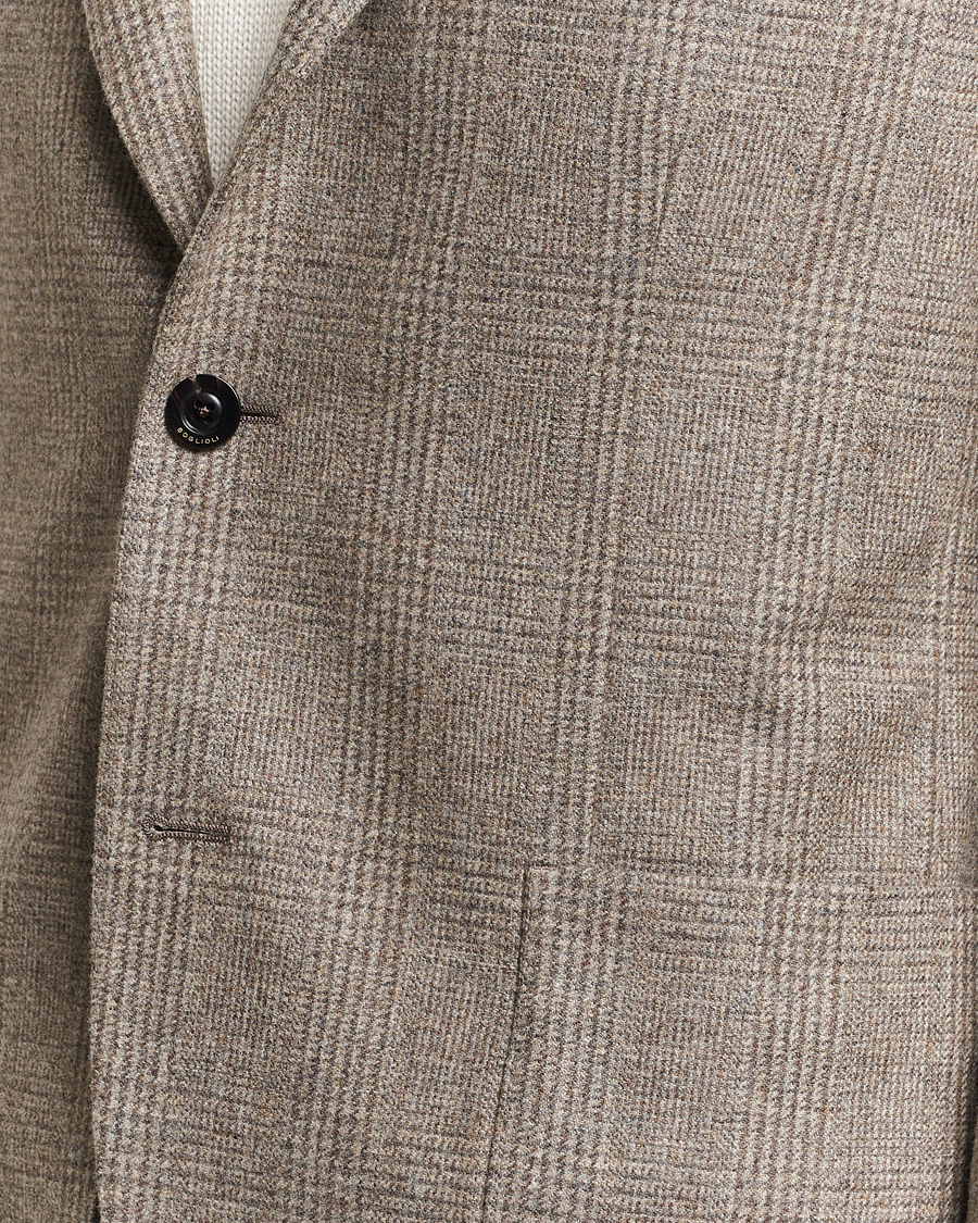 Herr | Kavajer | Boglioli | K Jacket Prince Of Wales Check Blazer Light Beige