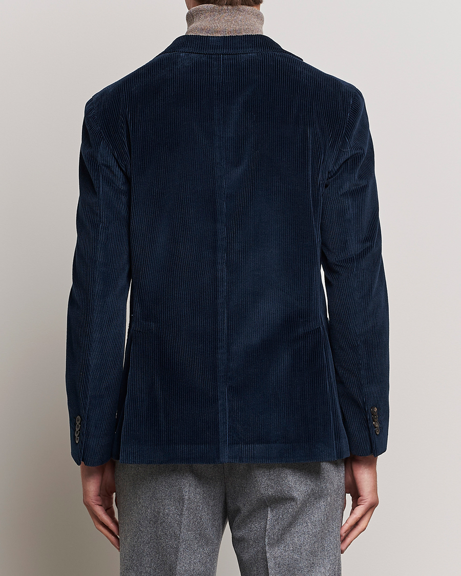 Herr | Kavajer | Boglioli | K Jacket Corduroy Blazer Navy