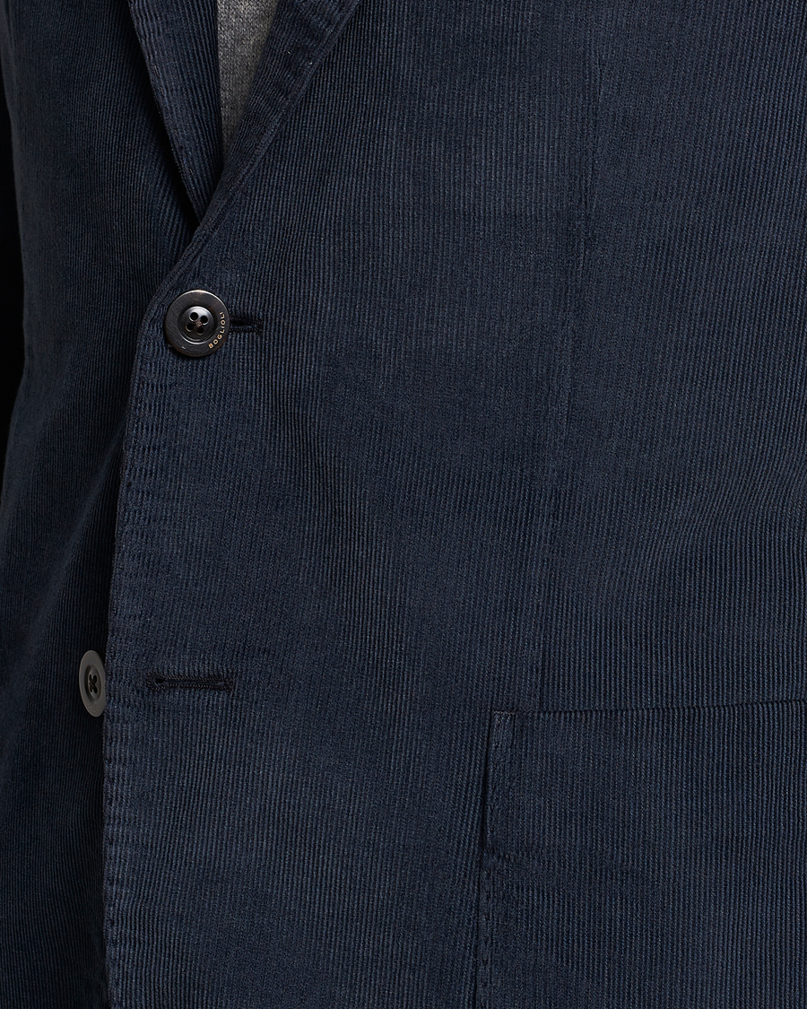 Herr | Kostymer | Boglioli | K Jacket Baby Corduroy Suit Navy