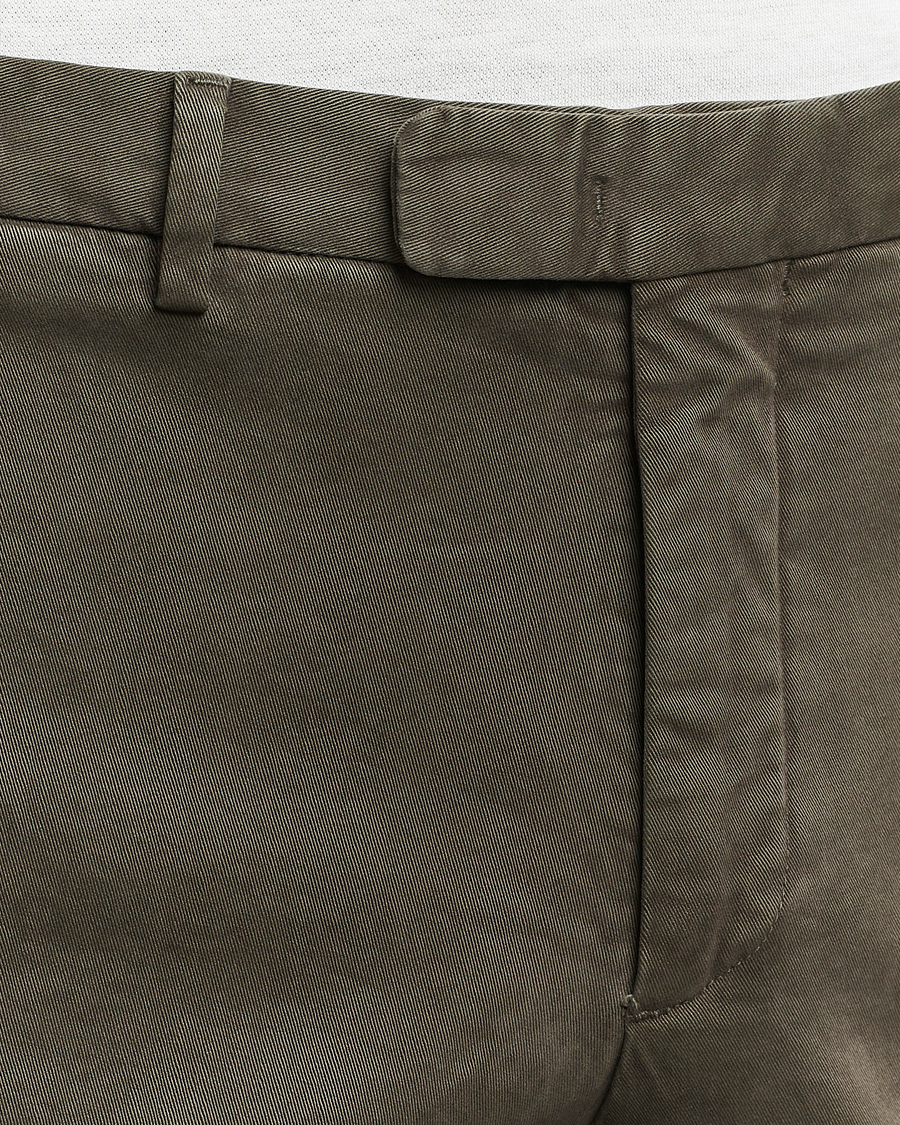 Herr | Byxor | Boglioli | Cotton Twill Trousers Brown