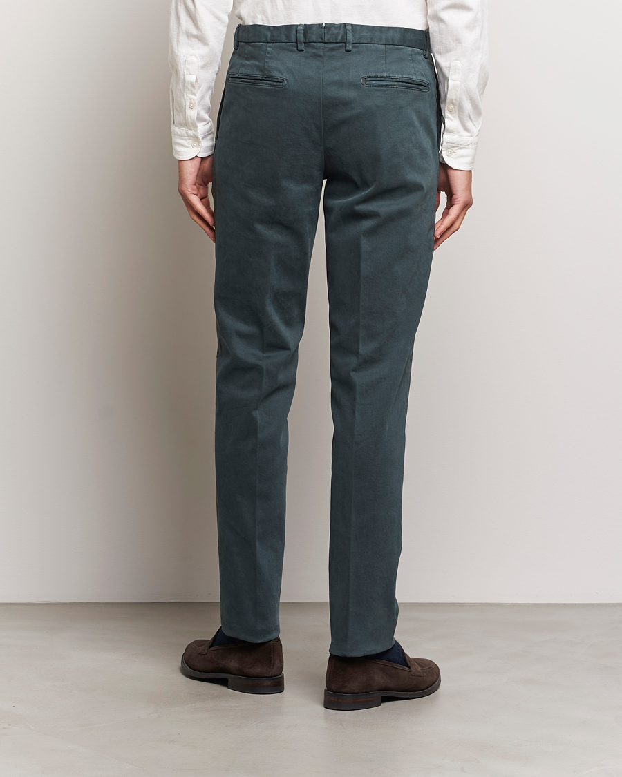 Herr | Byxor | Boglioli | Cotton Twill Trousers Navy