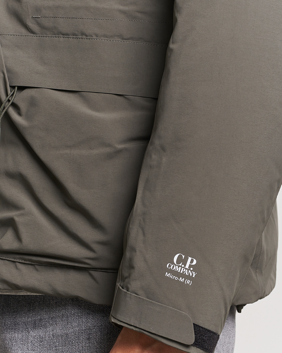 Herr | Jackor | C.P. Company | Micro M Re-Cycled Padded Field Jacket Olive