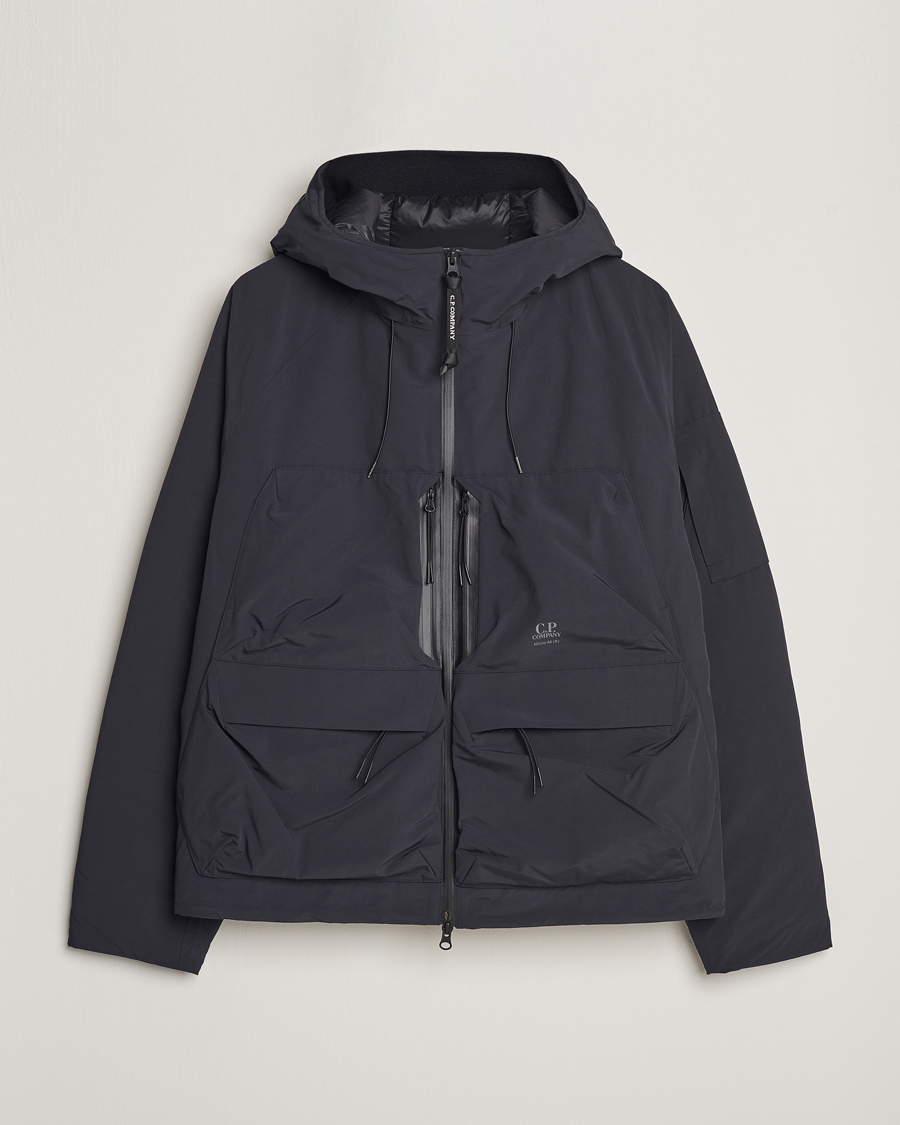 Herr |  | C.P. Company | Micro M Re-Cycled Hood Jacket Black