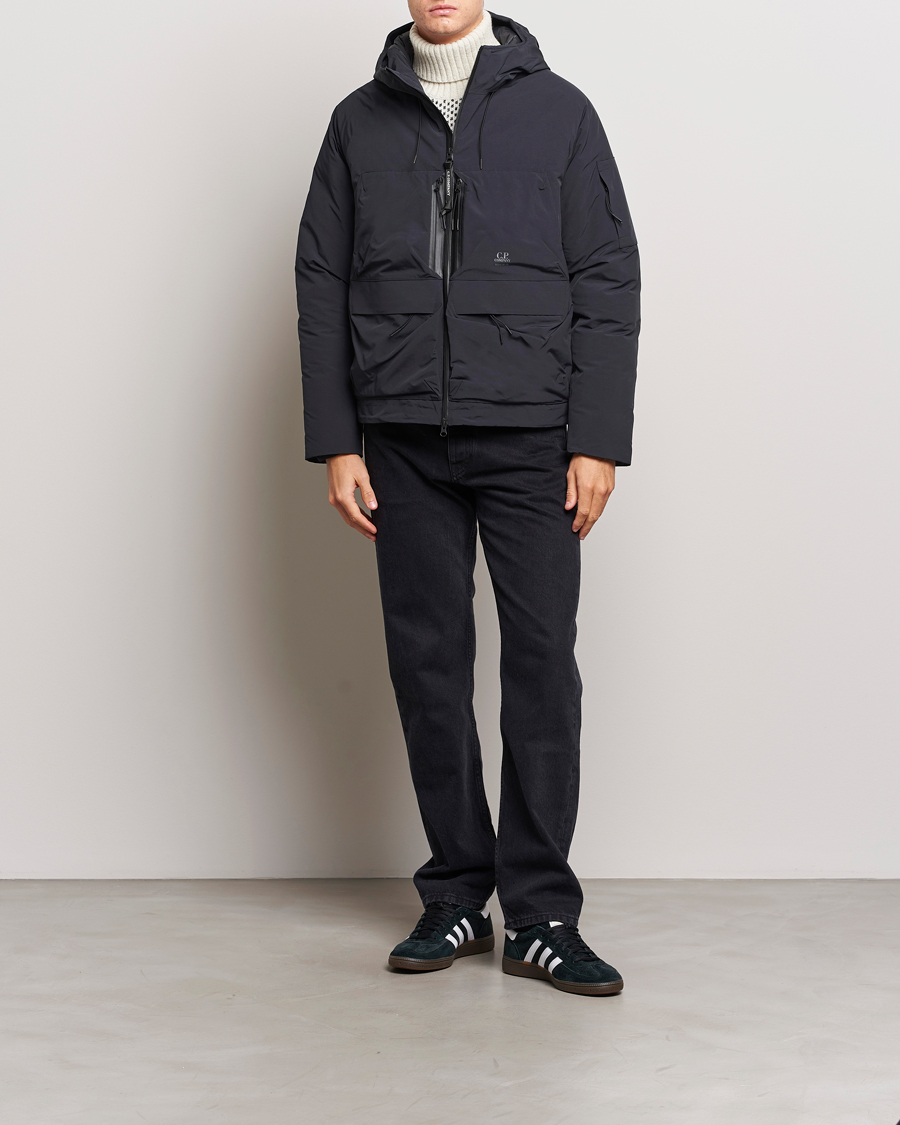Herr | Jackor | C.P. Company | Micro M Re-Cycled Hood Jacket Black