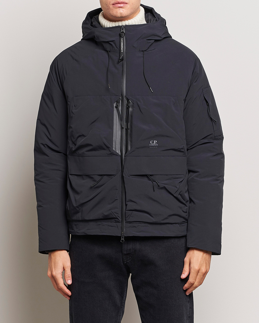 Herr | Kläder | C.P. Company | Micro M Re-Cycled Hood Jacket Black