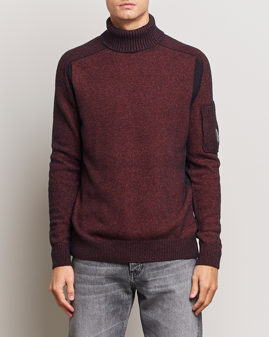 Herr |  | C.P. Company | Fleece Knit Rollneck Red