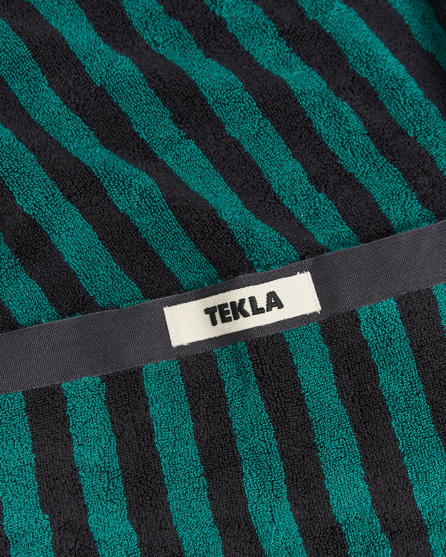 Herr | Tekla Organic Terry Beach Towel Ivy Stripes | Tekla | Organic Terry Beach Towel Ivy Stripes