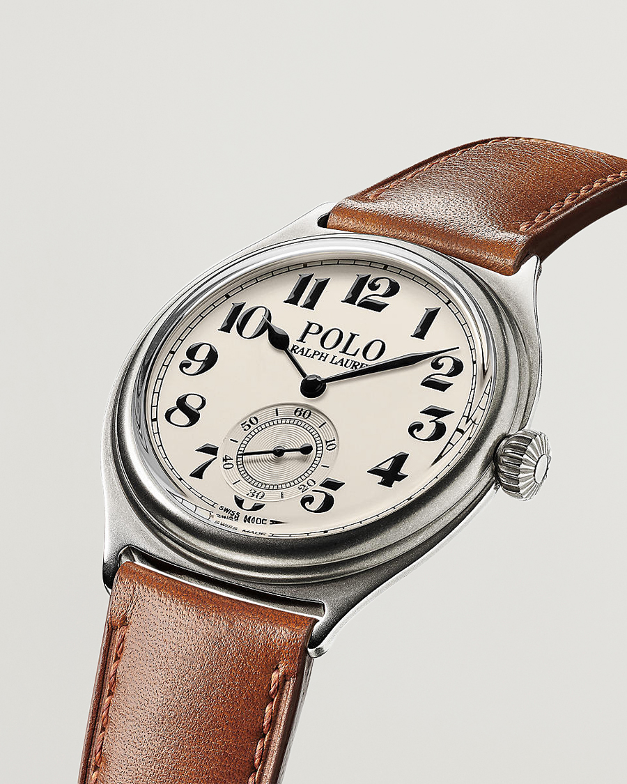 Herr | Fine watches | Polo Ralph Lauren | 40mm Mechanical Vintage 67 White Dial 