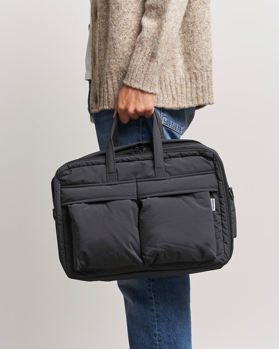 Herr | Väskor | mazi untitled | AM Bag 02 Nylon Briefcase Grey