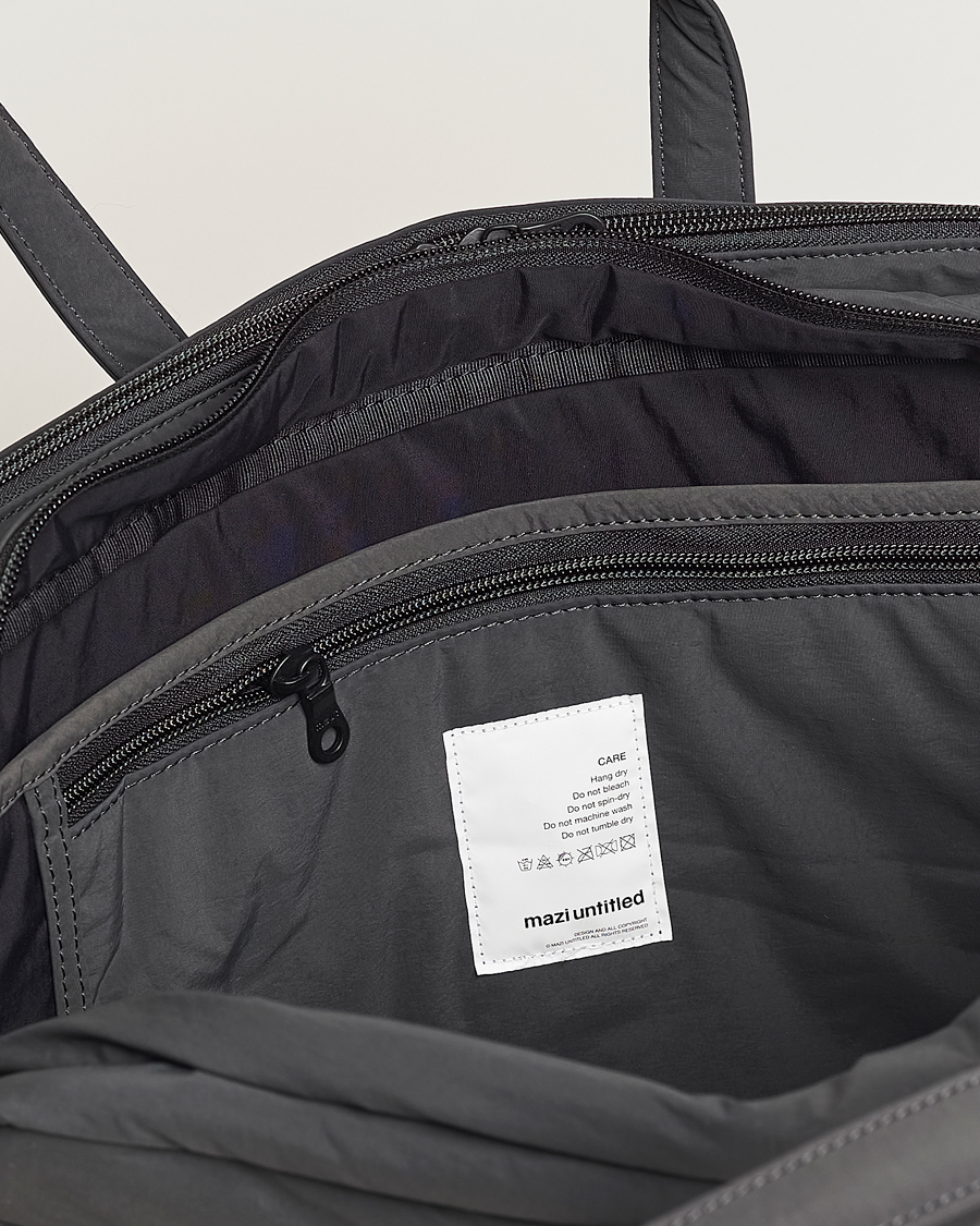 Herr | Väskor | mazi untitled | AM Bag 02 Nylon Briefcase Grey