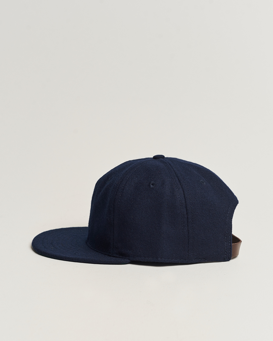 Herr | Ebbets Field Flannels Made in USA Wool Vintage Cap Navy | Ebbets Field Flannels | Made in USA Wool Vintage Cap Navy