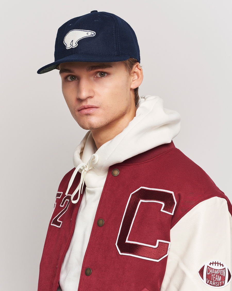 Herr | Ebbets Field Flannels Made in USA Cervezeria Polar 1950 Vintage Ballcap Navy | Ebbets Field Flannels | Made in USA Cervezeria Polar 1950 Vintage Ballcap Navy